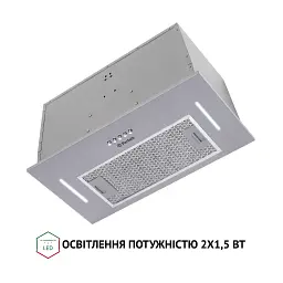 Витяжка повновбудована Perfelli BI 5453 I 850 LED Strip - мініатюра 6