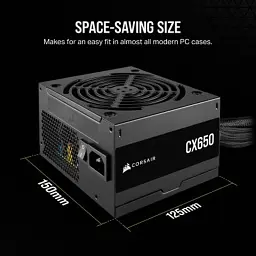 Блок живлення Corsair 650W CX650 (CP-9020278-EU) - мініатюра 9