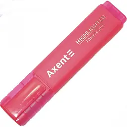 Текстмаркер Axent клин. Highlighter 1-5мм рожевий 2537-10-A
