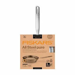 Сковорода Fiskars All Steel Pure матова 24 см (1065627) - мініатюра 8