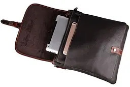 Сумка чоловіча 14257 Vintage чорна - мініатюра 8