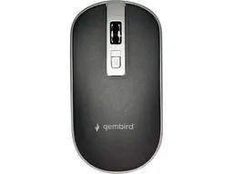 Миша Gembird MUSW-4B-06-BS Wireless Black-Silver - мініатюра 2