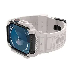 Чохол-ремінець Spigen Rugged Armor Pro для Apple Watch 2024 42mm Dune Beige (ACS08593) - мініатюра 7