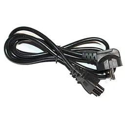 Кабель живлення від мережі PC-186, чорний, 1.8 м, Atcom, CEE 7/7 - IEC C5, 3x0.75 мм² (10119)