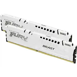 Модуль пам'яті Kingston Fury DDR5 64GB (2x32) 5600MHz Beast White EXPO (KF556C36BWEK2-64)