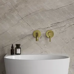 Змішувач для раковини Omnires Y прихованого монтажу brushed brass (Y1215HBSB) - мініатюра 2