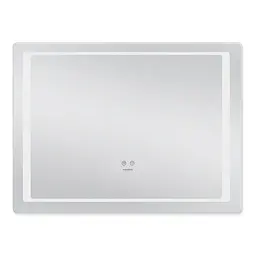 Дзеркало Kroner KRP Spiegel HR2 - 8060 з LED-підсвічуванням та антизапітнінням CV030033, Білий - мініатюра 3