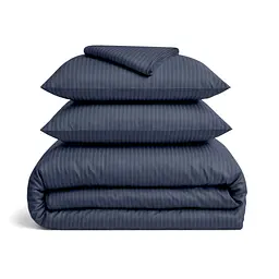 Двоспальна постільна білизна сатин з простирадлом на резинці DENIM CS2 COSAS (4822052386545)