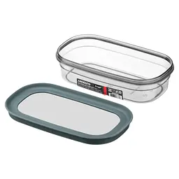 Харчовий контейнер Ardesto Fresh 0.65л, пластик, прямокутна, сірий (AR1307GG) - мініатюра 3