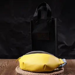 Шкіряна сумка-бананка GRANDE PELLE 30х13х7 см sum0021002 - мініатюра 10
