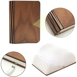 Складная настольная светодиодная лампа-книга XPRO Book Lamp с USB-зарядкой (44686-_299) - мініатюра 7