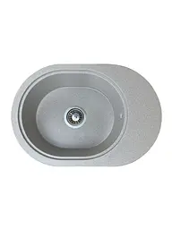Кухонна мийка Adamant OVALE terra 610x420x180 мм, з крилом 61 см