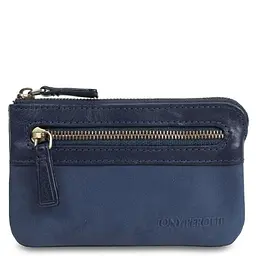 Ключниця Tony Perotti з натуральної шкіри Metropolis 359L navy (90016) Темно-синя - мініатюра 1