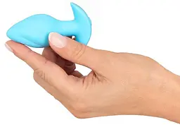 Анальна пробка Cuties Mini Butt Plug 8 см (блакитний) - мініатюра 12