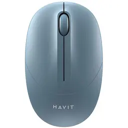 Миша бездротова Havit MS54GT, синій, USB 2.4GHz, оптична, 1600 dpi, 3 кнопки, до 10 м, 1xAA (HV-MS54GT)