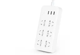 Мережевий фільтр-подовжувач XiaomiXiaomi Power Strip (6 розеток + 3 USB port) White (CX86-1QM) (NRB4025CN) - мініатюра 3