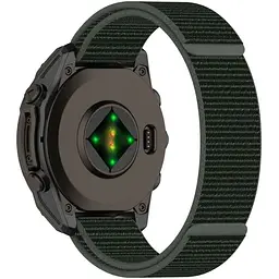 Ремінець DK CDK для Garmin Descent G1 22mm Nylon Sport Loop 2 шт. (018558) (olive flak) - мініатюра 2