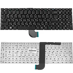 Клавіатура для ноутбука SAMSUNG (RC528, RC530, RF510, RF511, Q530) rus, black, без фрейма - мініатюра 2