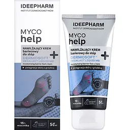 Крем для ніг Ideepharm Myco Help Moisturizing Barrier Foot Cream зволожуючий захисний 50 мл - мініатюра 2