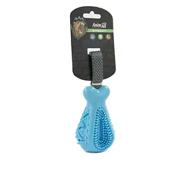 Іграшка AnimAll GrizZzly Куряча ніжка для собак 25×7.2×5.8 см синя