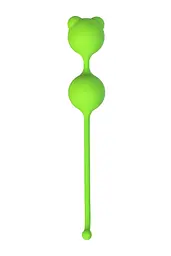 Вагінальні кульки A-Toys Pleasure Balls, 16.4 см, зелений - мініатюра 2