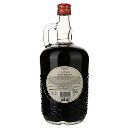 Вино Alianta vin Vino La Casa Isabella, червоне, напівсолодке, 9-11%, 1 л - мініатюра 2