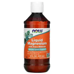 NOW Рідкий Магній з мікроелементами, Liquid Magnesium - 237 мл