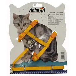 Повідець + шлея AnimAll на блістері для кота 10х1200 мм