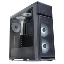 Zalman Корпус N5 OF, без БЖ, 1xUSB3.0, 2xUSB2.0, 3x120mm White LED fans, Acrylic Side Panel, ATX, чорний - мініатюра 3