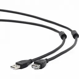 Кабель USB (AM/AF) 4.5m Cablexpert (CCP-USB2-AMAF-15C) - мініатюра 2