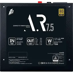 Блок живлення 1stPlayer PS-750AR (AR-GLD-750-BK-EU) [140572] - мініатюра 6