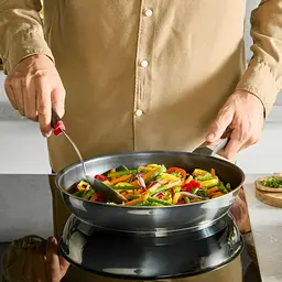 Tefal Сковорода Tefal Emotion+, 18см, нержавіюча сталь, бакеліт, чорний - мініатюра 3