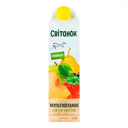 Сік Світанок мультивітамін з м'якоттю 0.95 л - мініатюра 2