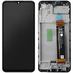 Дисплей Samsung A236 Galaxy A23 5G чорний, оригінал PRC, з рамкою, SM-A236B REV 0.1