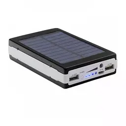 Солнечный повербанк UNIQUE 90000/9600 мА·ч • Портативный внешний аккумулятор Solar с фонариком для телефона и USB-гаджетов - миниатюра 2