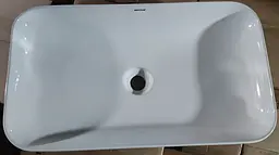 Умивальник накладний Mixxus Premium Quadro-0106 600x355x130 мм MP6523, Білий - мініатюра 6