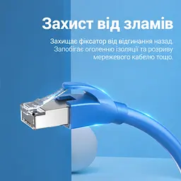 Чохол для конектора RJ45 із захистом від натягу Vention 100 шт. Захисний ковпачок Захист засувки від зворотного згинання та оболонки кабелю від пошкодження Захист від пилу та води Чорний (IODB0-100) - мініатюра 4