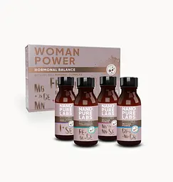 Вумен Пауер Nano Pure Labs Hormonal Balance Bioavailable mineral complex Woman Power 4 x 100 мл