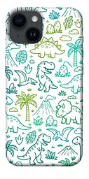 TPU чохол Demsky Dino pattern для Apple iPhone 14 (6.1")