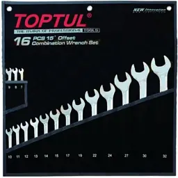Ключ Toptul ріжково-накидний 16 шт. 7-32 Hi-Performance (GPAX1601)