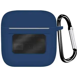 Чохол-накладка DK JBL Tour Pro 2 | Silicone Candy Friendly з карабіном (dark blue)