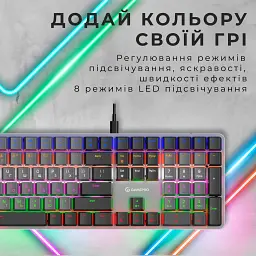 Клавіатура GamePro MK145R Red Switch Dark Gray [121475] - мініатюра 5