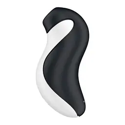 Стимулятор Satisfyer Orca Вакуумний клітора з вібрацією, 11.5 см чорний з білим