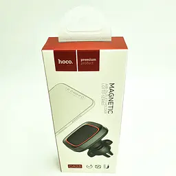 Автомобільний тримач для телефону автотримач на дефлектор HOCO CA23 чорний - мініатюра 17