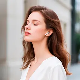 Навушники Hoco Kissa true wireless touch screen BT headset EW89 BT5.4 25/300mAh 3.5/20h - мініатюра 2