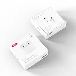 Навушники бездротові XO EF43 bluetooth headset (with wireless charging function) білі - мініатюра 8