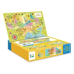 Розвиваюча гра "Магнітна мапа України" DoDo Toys 200268 30 магнітних елементів - мініатюра 4