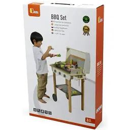 Ігровий набір Viga Toys Дитячий гриль Барбекю з продуктами (44656) - мініатюра 7