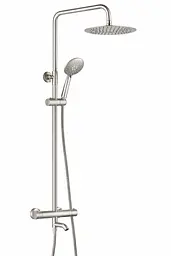 Душова система з термостатом і виливом VBI Milano nickel VBI-050111NI