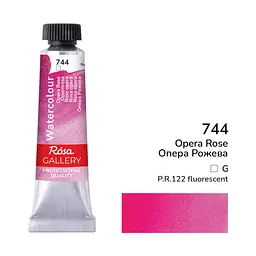 Фарба акварельна Опера Рожева (744) туба 10 мл ROSA Gallery (4823098516705)